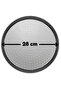 White Silicone Dough Rolling Mat 45 X 65 Cm, 28 cm Pizza Tray and Dough and Pizza Cutter with Wooden Handle - 2