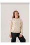 Girl's Harry Hair Stricked Pearl Detailed Sweater - 6