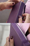 Kuka 2027 Daily Agenda A5. Flexible Cover. Elastic Band, Pockets, Pen Compartment. Colorful Edge-Purple - 4