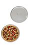 White Silicone Dough Rolling Mat 45 X 65 Cm, 28 cm Pizza Tray and Dough Roller with Wooden Handle - 6