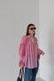 Rosa Hemd mit gerafftem Design - 3