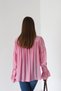 Rosa Hemd mit gerafftem Design - 4