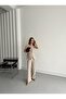 Stone Buttoned Vest and Pants Set - 5