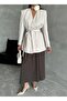 Stone Elegant Belted Jacket - 2