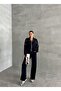 Navy Blue Pablo Piping Detailed Tracksuit Set - 7