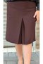 Short Plus Size A-Line Pleated Lined Puerto Rican Fabric Skirt - 4