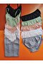 Lace String Strap 5-Pack Women’s Camisole Brief Set in Powder Pink, Green, Blue, Black and White - 6