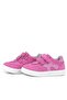 Genuine Leather Fuchsia Pink Velcro Children's Sneakers - 6