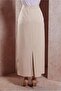Straight Cut Long Skirt 60554 - 3