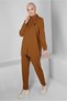 Two-Piece Skirt Tip Drawstring Tracksuit Set - 43340 - 2