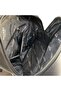 Stylish and Modern Black Leather Look Women's Backpack - 5