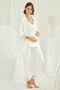 Women's Lace Maternity Pajama Set 3-Piece 18433 - 6