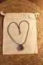 Amethyst Dark Purple Crown Chakra Natural Stone Necklace - 4