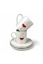 Porcelain Turkish Coffee Cup Set for 6 People – Gift, Stylish Design - 5