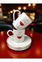 2-Person Porcelain Turkish Coffee Cup Set – Gift, Stylish Design Bag Box - 5