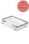 Stainless Brass Taci 22X15 cm Shampoo Holder Bathroom Shelf - Chrome Color - 4