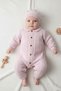 Girl Boy Unisex Baby Knitted Button Detailed Hat Knitwear Newborn Romper Set