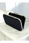 Black Color Glitter Wire Break Women's Evening Dress Bag - 4