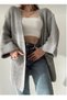 Women's Cardigan Double Sleeve Pocket Knitwear - 3