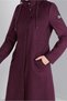 POCKET DETAILED HOODED ZIPPERED COAT 90378 - 4