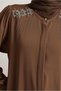 Stone Detail Pants Suit 45455 - 5