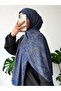Checkerboard Pattern Cotton Jacquard Shawl - 2