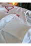 Mother Daughter Pajamas Set Interlock Fabric 100% Cotton Long Sleeve Winter Starry Red White - 7