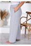 Summer Women's Gray Sweatpants Oversized Plus Size Loose Fit Stretchy Comfortable Fabric - 4