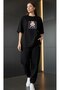 Women's Tshirt Pants Set - Printed