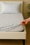 1St Quality Natural Anatolian Cotton Hypoallergenic Elastic Fitted Sheet Set Diamond - 2