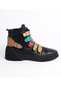 Black-Colored Genuine Leather Boots- Model Name Hepburn