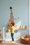 Giraffe's Journey Height Meter Children's and Baby's Room Wall Sticker - 4