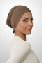 Breathable Mesh Air Conditioned Bonnet – Seamless Front, Mink Color for Daily and Sports Use - 7