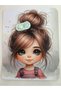 3-Piece Colorful Star Snap Baby Clips Hairless Baby Barrettes Newborn Barrettes - 4