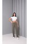 Women's Loose Fit Striped Detail 2-Thread Premium Cotton Pants - 4