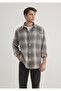 Checkered Gray Shirt Regular Fit / Regular Fit 0211333 -89072 - 2