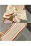 Fairy Style Bowknot Wedge Flip Flops Size 36–37 Soft Sole Outdoor Sandals - 3