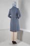 Coat with Belt Detail at the Collar 90358 - 3