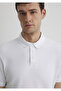 White Polo T-Shirt - Slim Fit, Slim Fit063247-27879 - 5