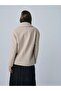 Gold Buttoned Double Breasted Short Coat Stone - 4