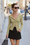 Mint Collar Detailed Cardigan