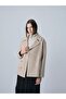 Gold Buttoned Double Breasted Short Coat Stone - 2