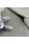 Gray Suede Genuine Leather Women's Casual Comfortable Lace-Up Shoes - 2