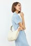 Alexa Cream Women's Long Strap Shoulder and Crossbody Bag - 4