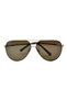 Schc30 300Z Shiny Gold Brown Lens Polarized Sunglasses - 4