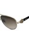 Schc26S 61 0300 Stras Stone Gold Brown Degreda Sunglasses - 5