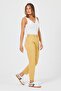 Women's Norah Elastic Waist Gabardine Trousers - Honey Foam - 2