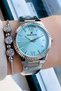 Original Women Wrist Watch 3 Atm Waterproof Silver Color Steel Cord Bracelet Gift Dkby2018C5 - 2