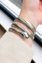 Snake Watch Model - Women's Wrist Watch, Waterproof Gold Gumus Steel Band - Bracelet Gift Dkby2046C3 - 7