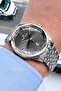 Original Stainless Steel Wristwatch Men's Watch Waterproof Silver Color Dke2147C3 - 3